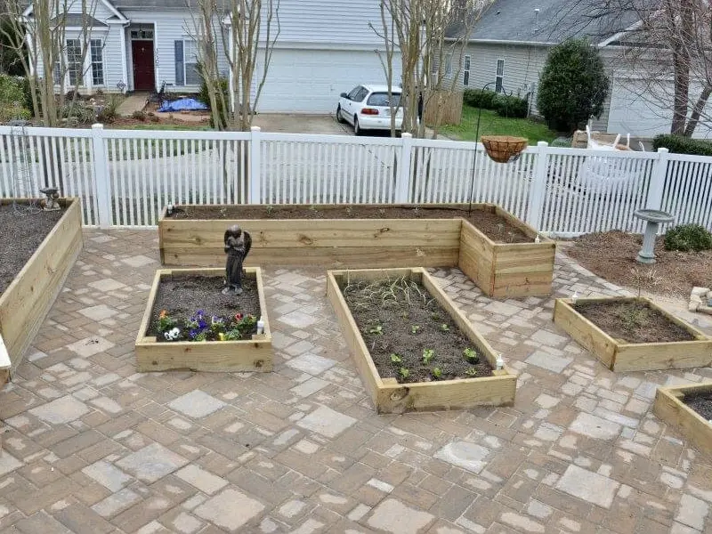 Patio and garden